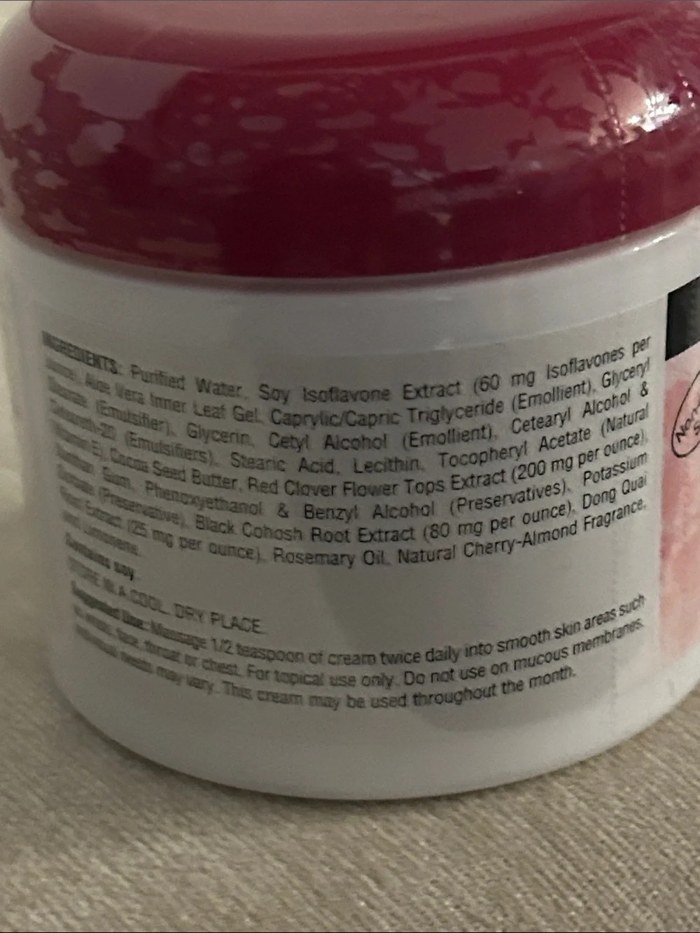 Source Naturals Phyto Estrogen Cream 4 oz new/sealed
